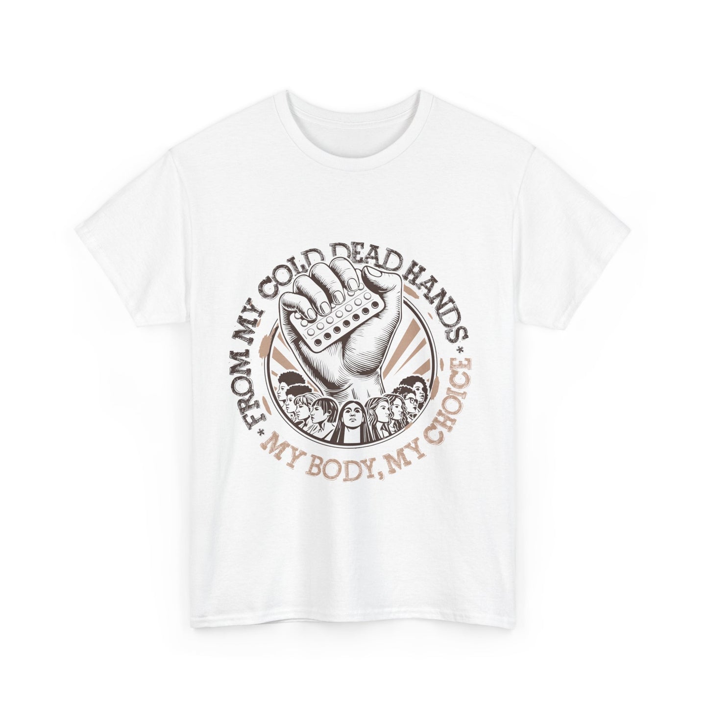 My Body My Choice Cotton Tee, Original Colors